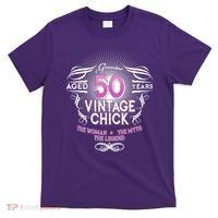Genuine Aged 50 Years Vintage Chick 50th Birthday T-Shirt thumb 0
