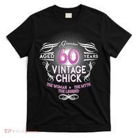 Genuine Aged 60 Years Vintage Chick 60th Birthday T-Shirt thumb 0
