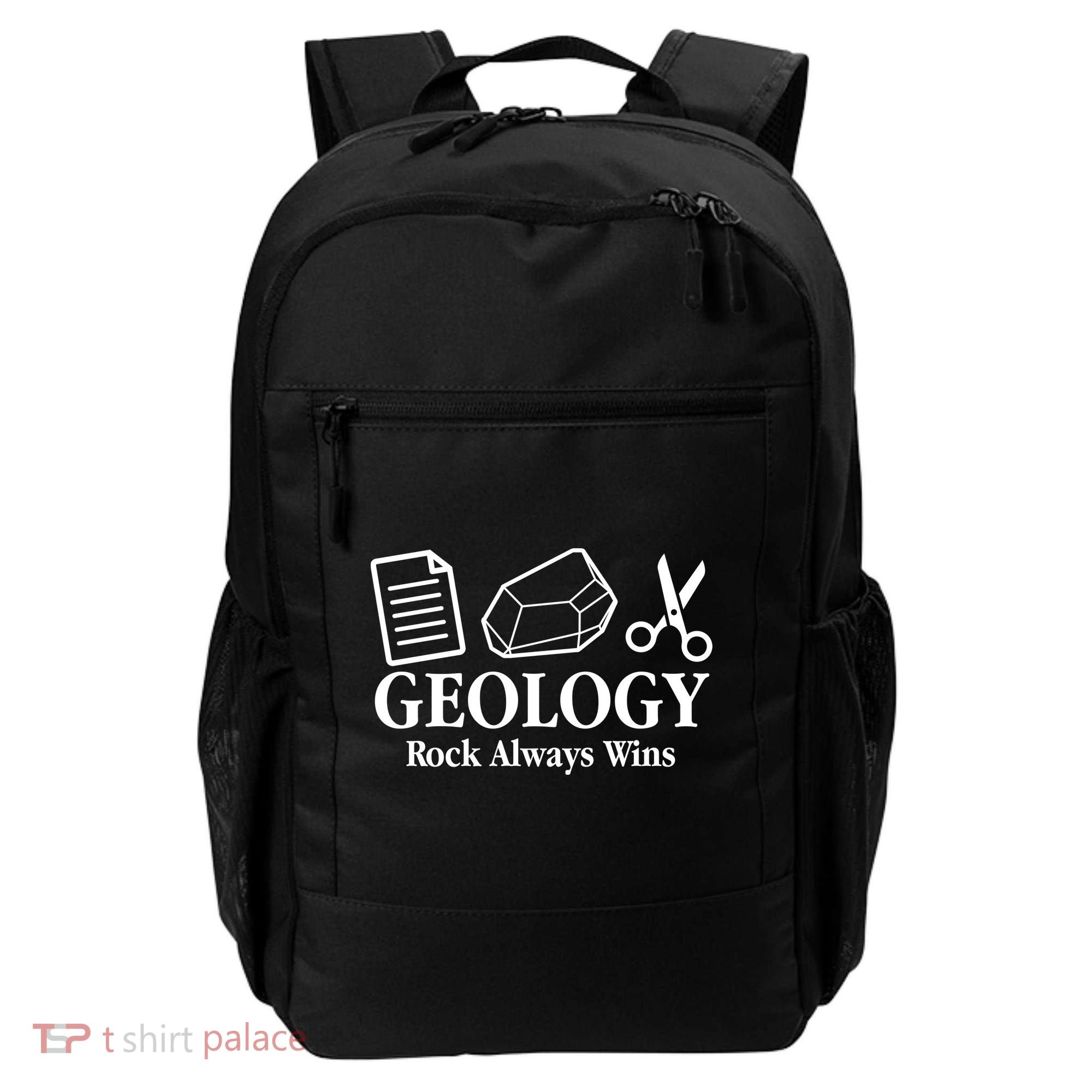 Geology Rock Always Wins Backpack