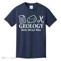 Geology Rock Always Wins Kids T-Shirt thumb 0