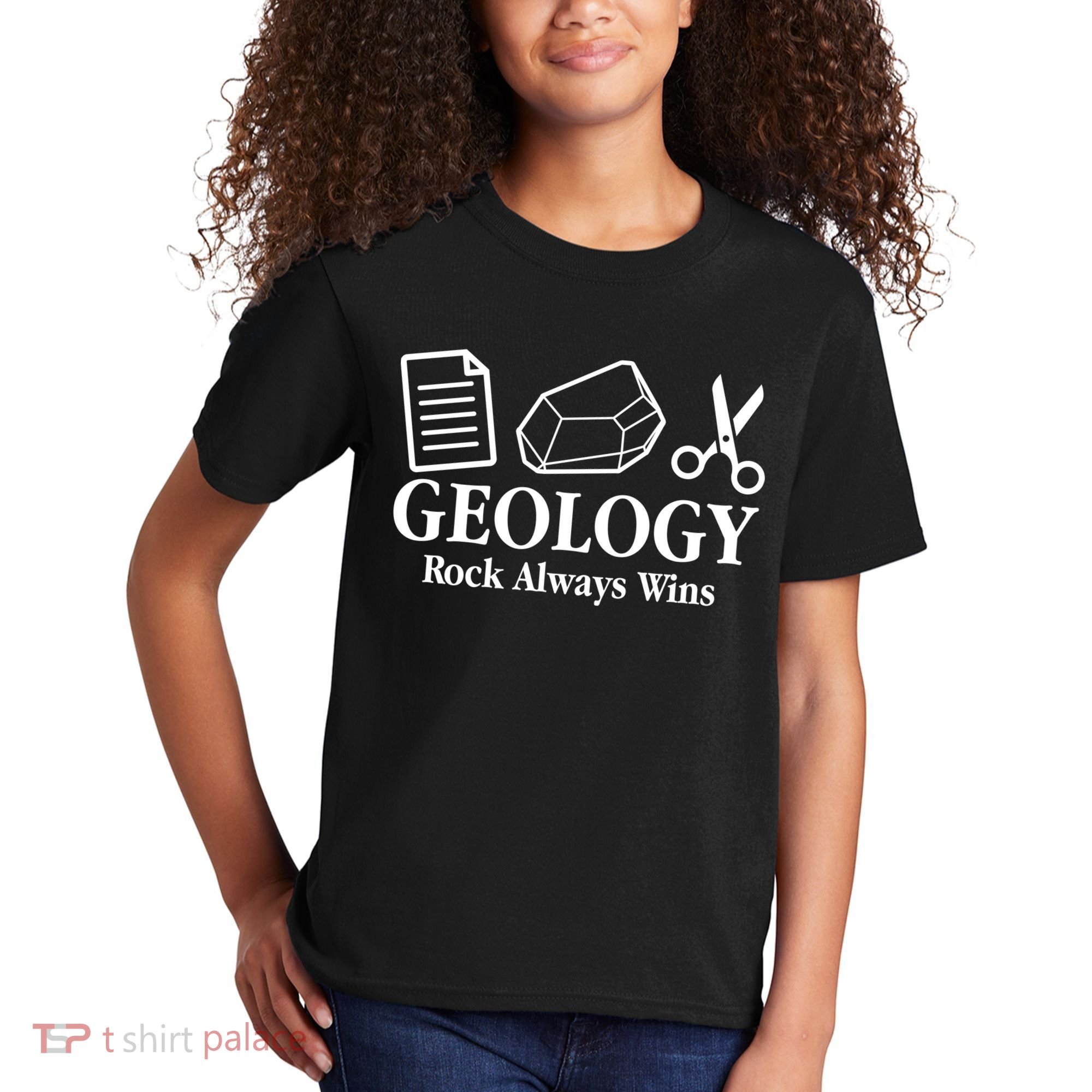 Geology Rock Always Wins Kids T-Shirt