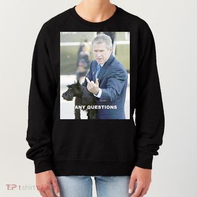 George Bush Middle Finger Women's Sweatshirt