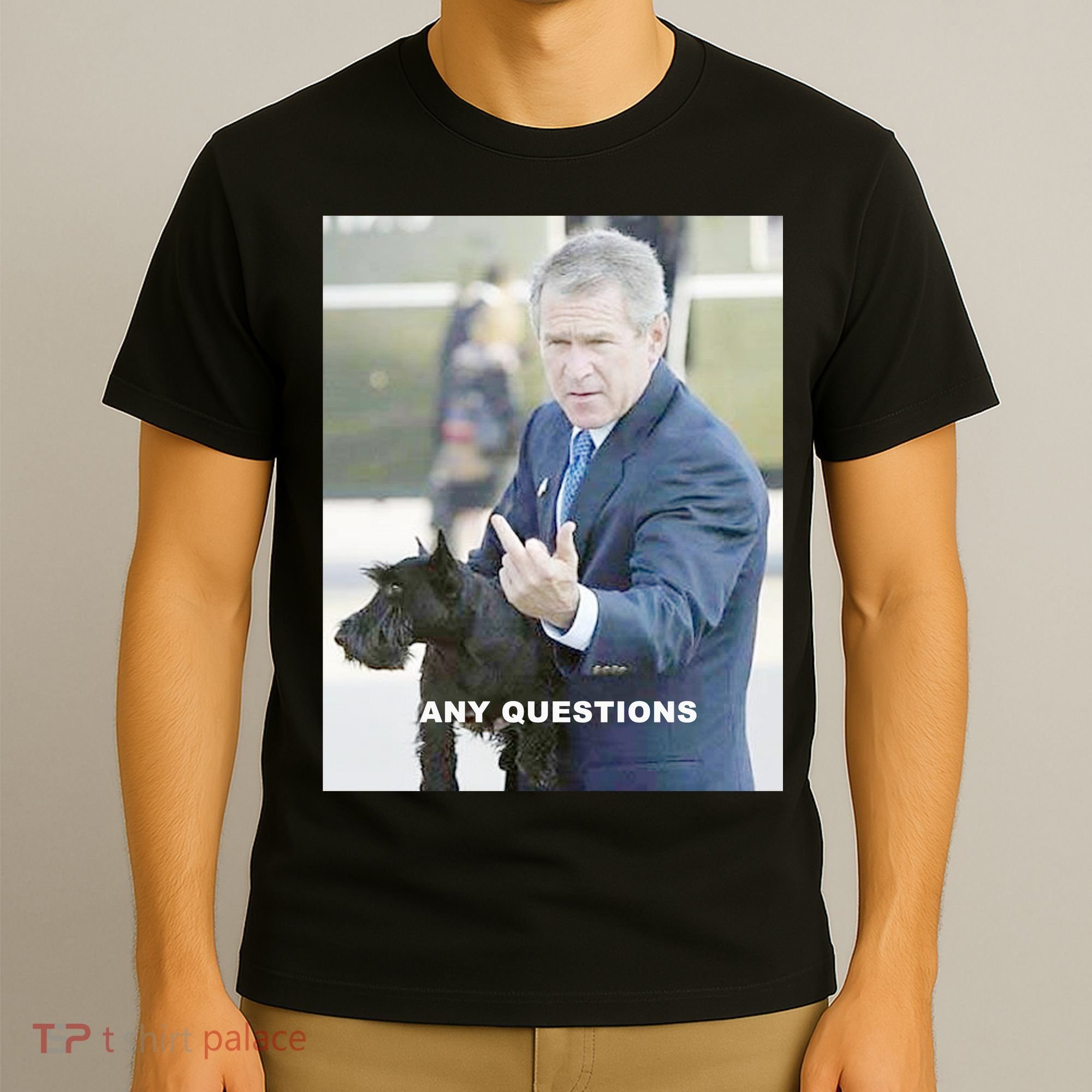 George Bush Middle Finger T-Shirt