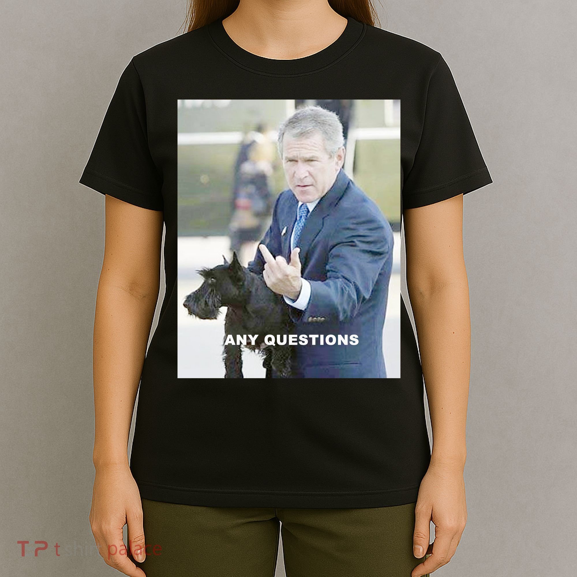 George Bush Middle Finger T-Shirt