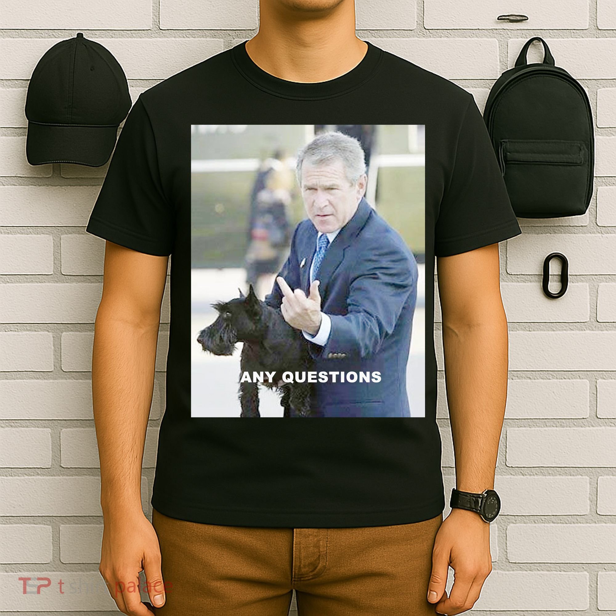 George Bush Middle Finger T-Shirt