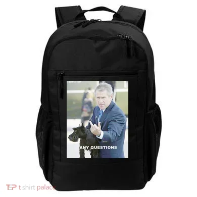 George Bush Middle Finger Backpack