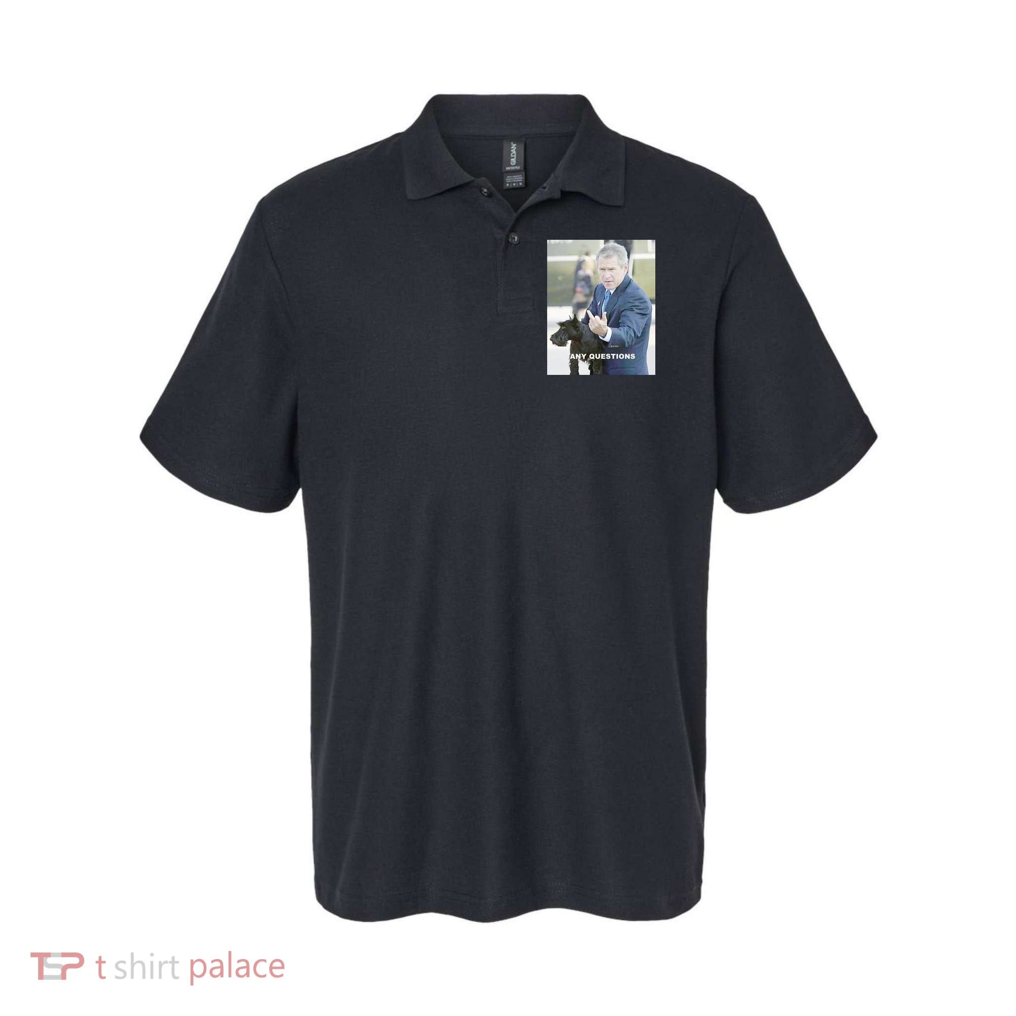 George Bush Middle Finger Polo