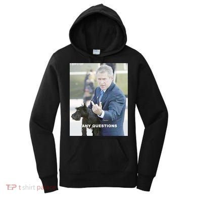 George Bush Middle Finger Women's Hoodie