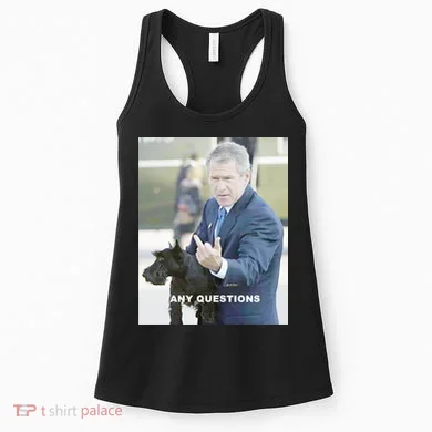 George Bush Middle Finger Women's Tank Top