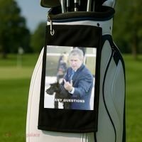 George Bush Middle Finger Golf Towel thumb 2