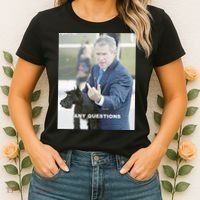 George Bush Middle Finger Women's T-Shirt thumb 2