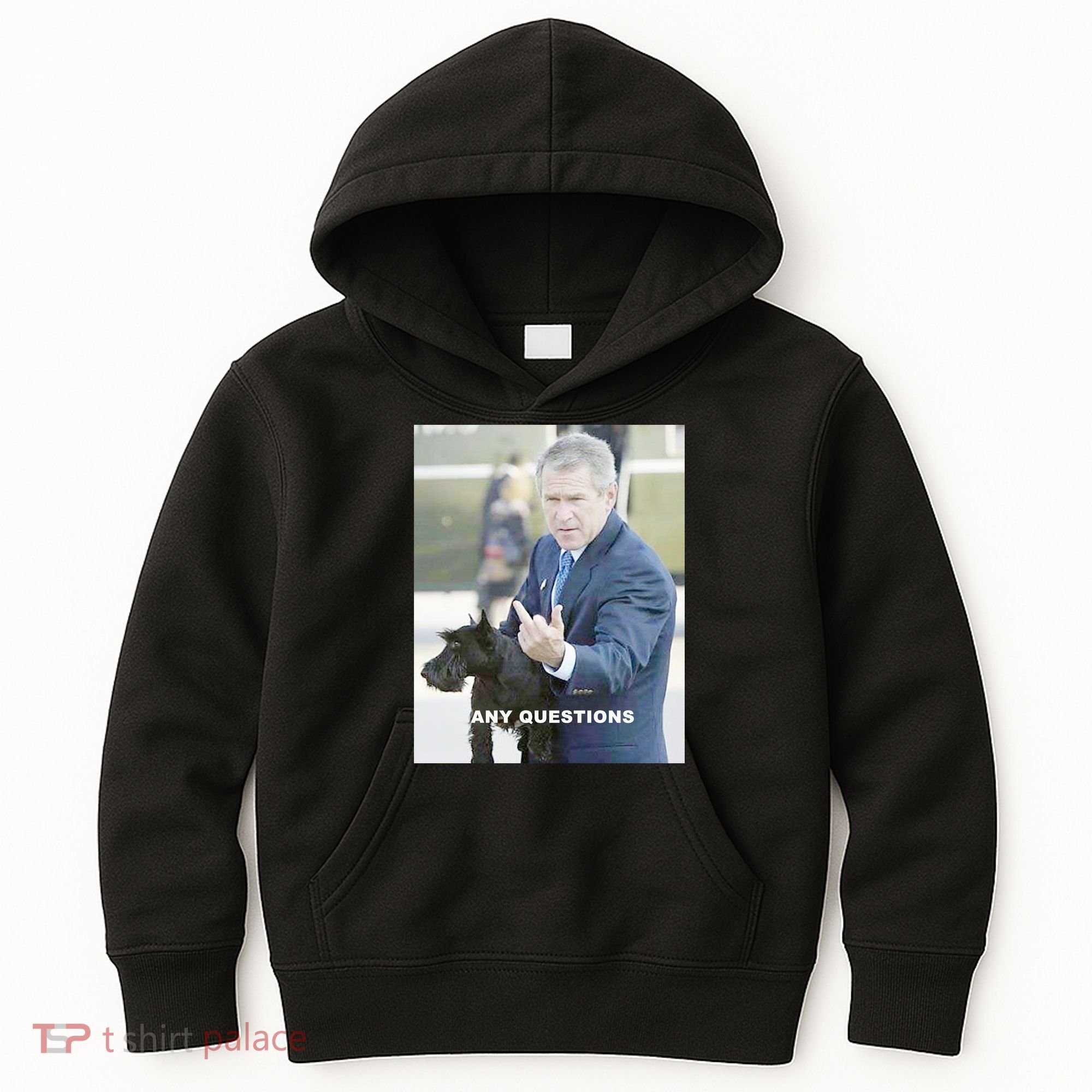 George Bush Middle Finger Kids Hoodie