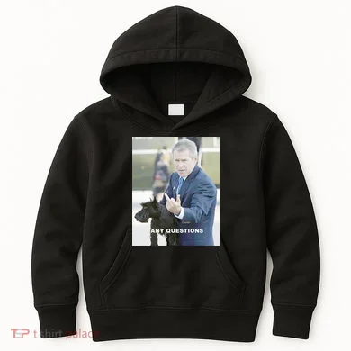 George Bush Middle Finger Kids Hoodie