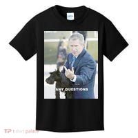 George Bush Middle Finger Kids T-Shirt thumb 0