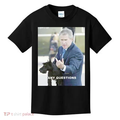 George Bush Middle Finger Kids T-Shirt