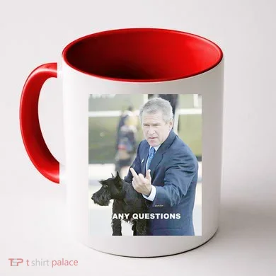 George Bush Middle Finger Coffee Mug