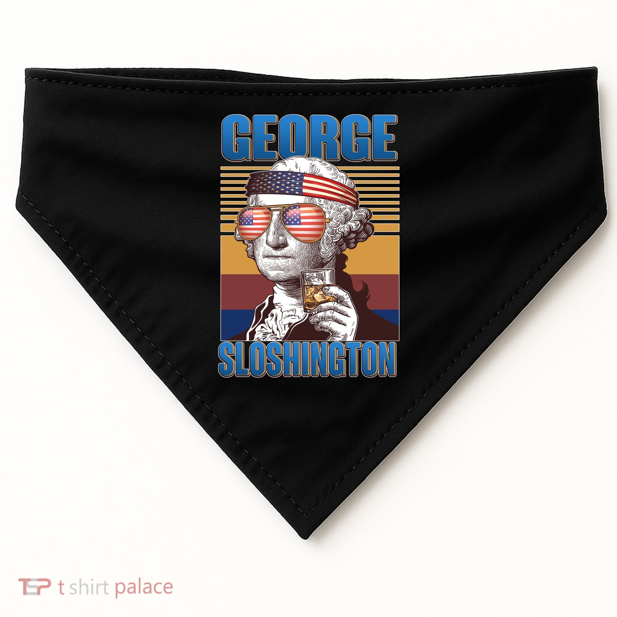 George Sloshington USA-Made Doggie Bandana