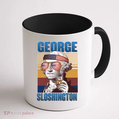 George Sloshington Coffee Mug back