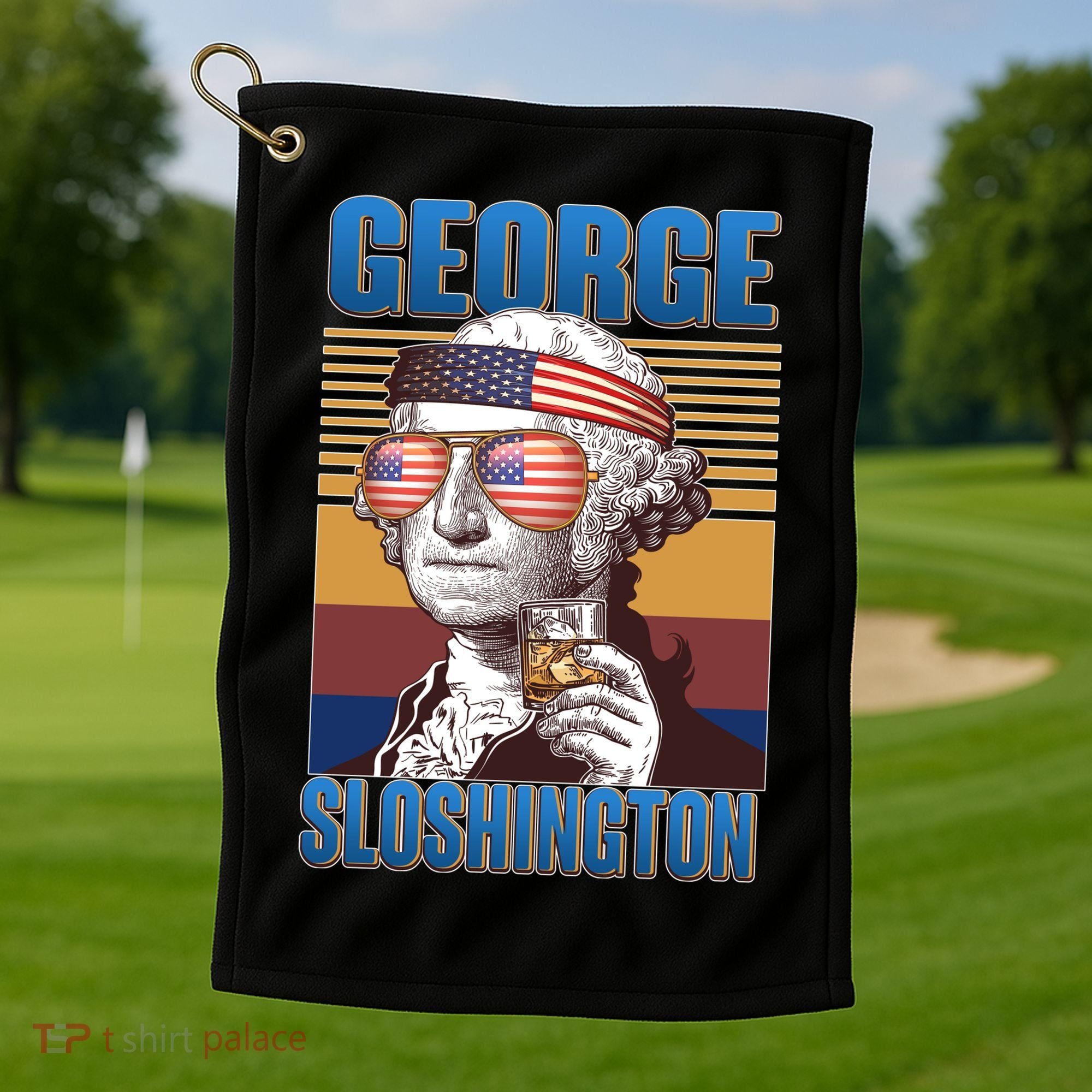 George Sloshington Golf Towel