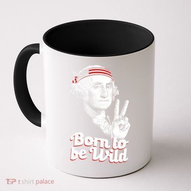 George Washington Born To Be Wild Coffee Mug