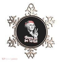 George Washington Born To Be Wild Ornament thumb 0
