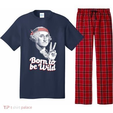 George Washington Born To Be Wild Pajama Set