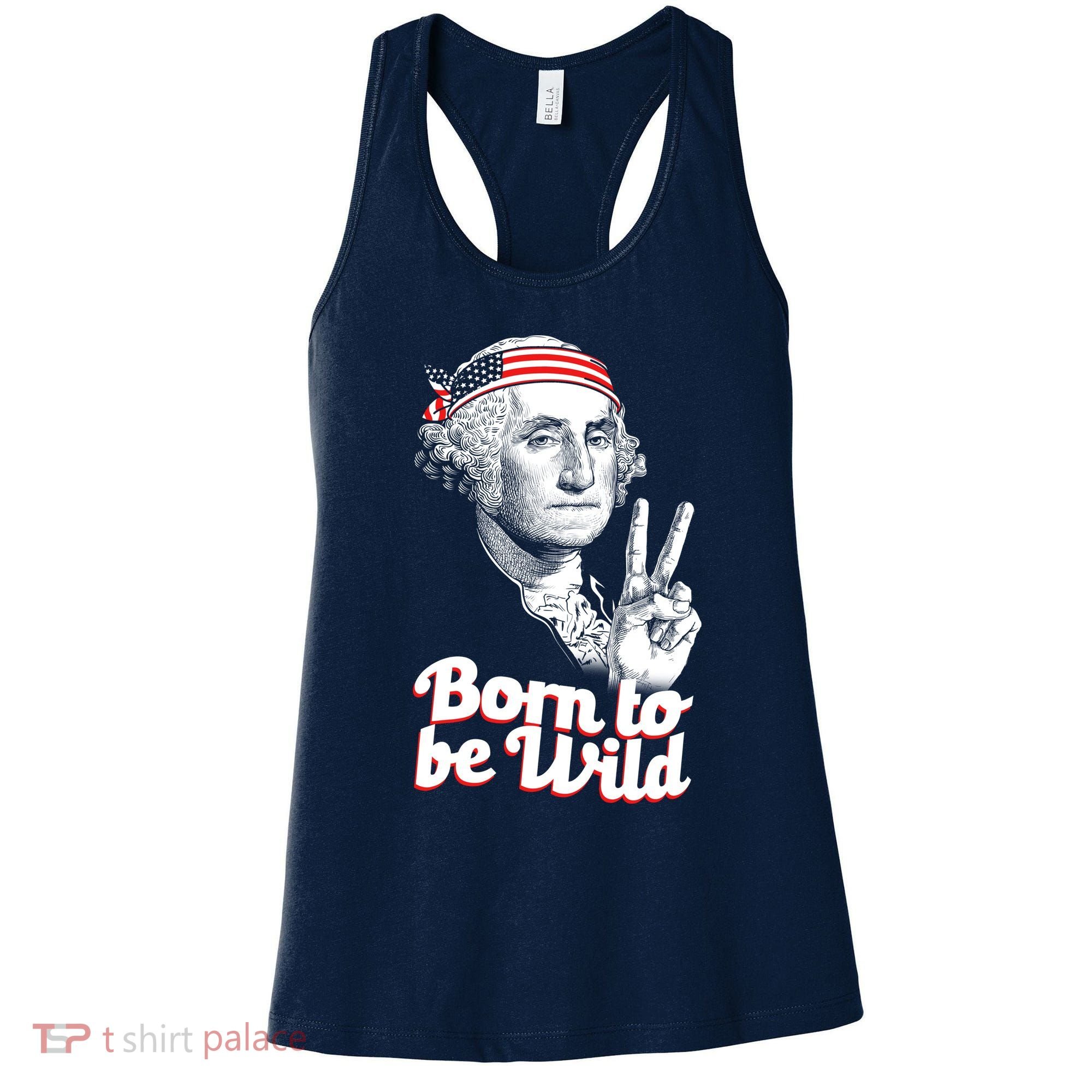 George Washington Born To Be Wild Women's Tank Top