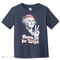 George Washington Born To Be Wild Toddler T-Shirt thumb 0