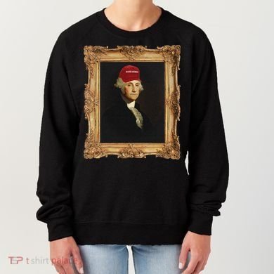 George Washington Make America Portrait Women's Sweatshirt