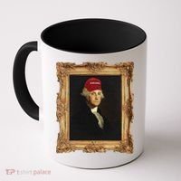 George Washington Make America Portrait Coffee Mug thumb 0