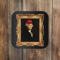 George Washington Make America Portrait Coaster thumb 0