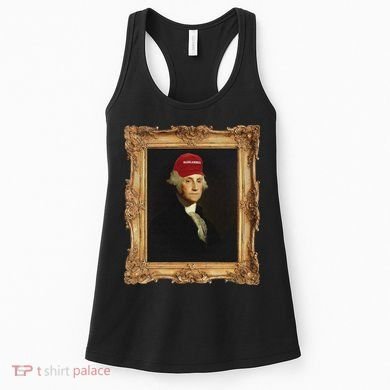 George Washington Make America Portrait Women's Tank Top
