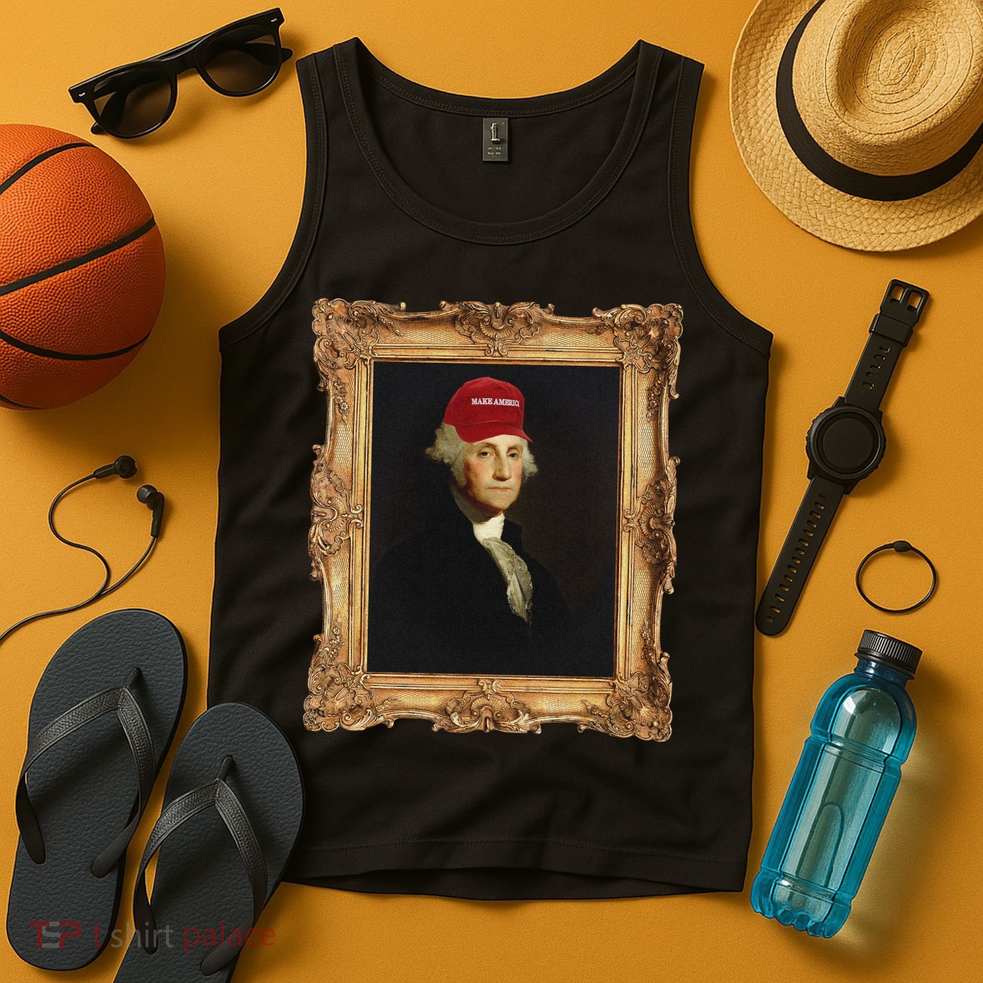George Washington Make America Portrait Tank Top