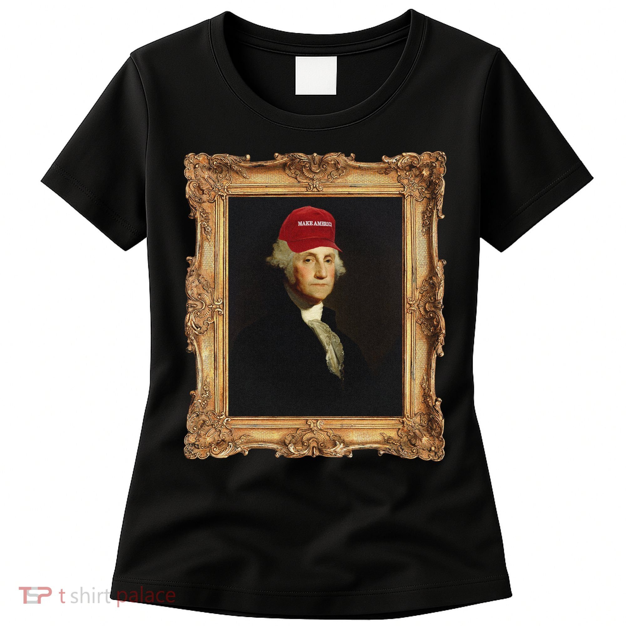 George Washington Make America Portrait Women's T-Shirt