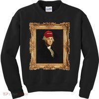George Washington Make America Portrait Kids Sweatshirt thumb 0