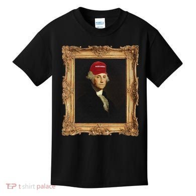 George Washington Make America Portrait Kids T-Shirt