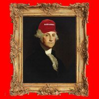 George Washington Make America Portrait Santa Hat thumb 1