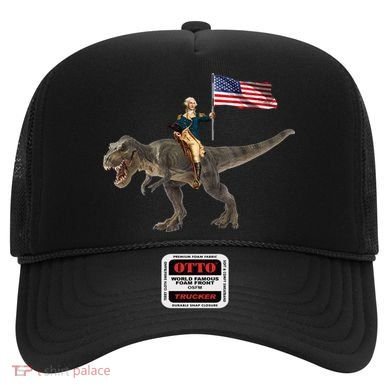 George Washington On A Dinosaur Hat