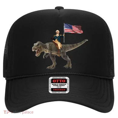 George Washington On A Dinosaur Hat