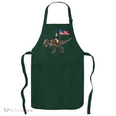George Washington On A Dinosaur Apron