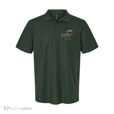 George Washington On A Dinosaur Polo