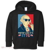 George Washington Party Like Its 1776 Toddler Hoodie thumb 0