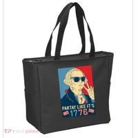 George Washington Party Like Its 1776 Tote Bag thumb 2