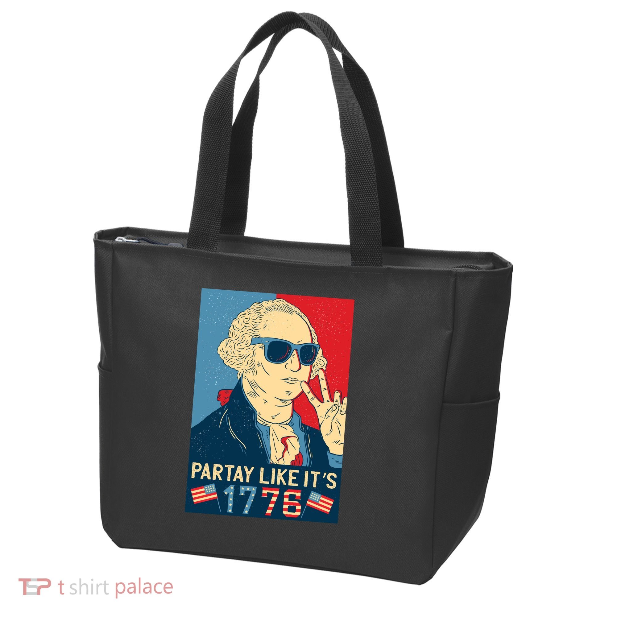 George Washington Party Like Its 1776 Tote Bag