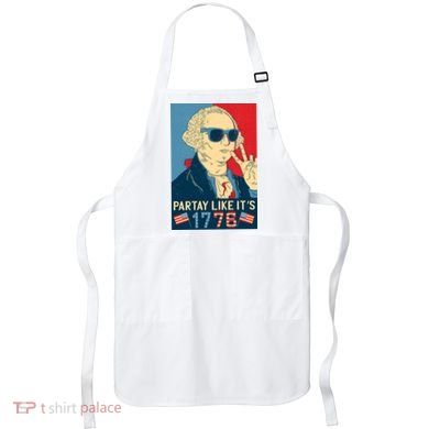 George Washington Party Like Its 1776 Apron
