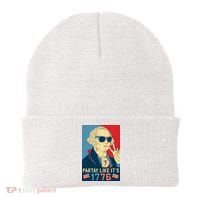 George Washington Party Like Its 1776 Beanie thumb 0