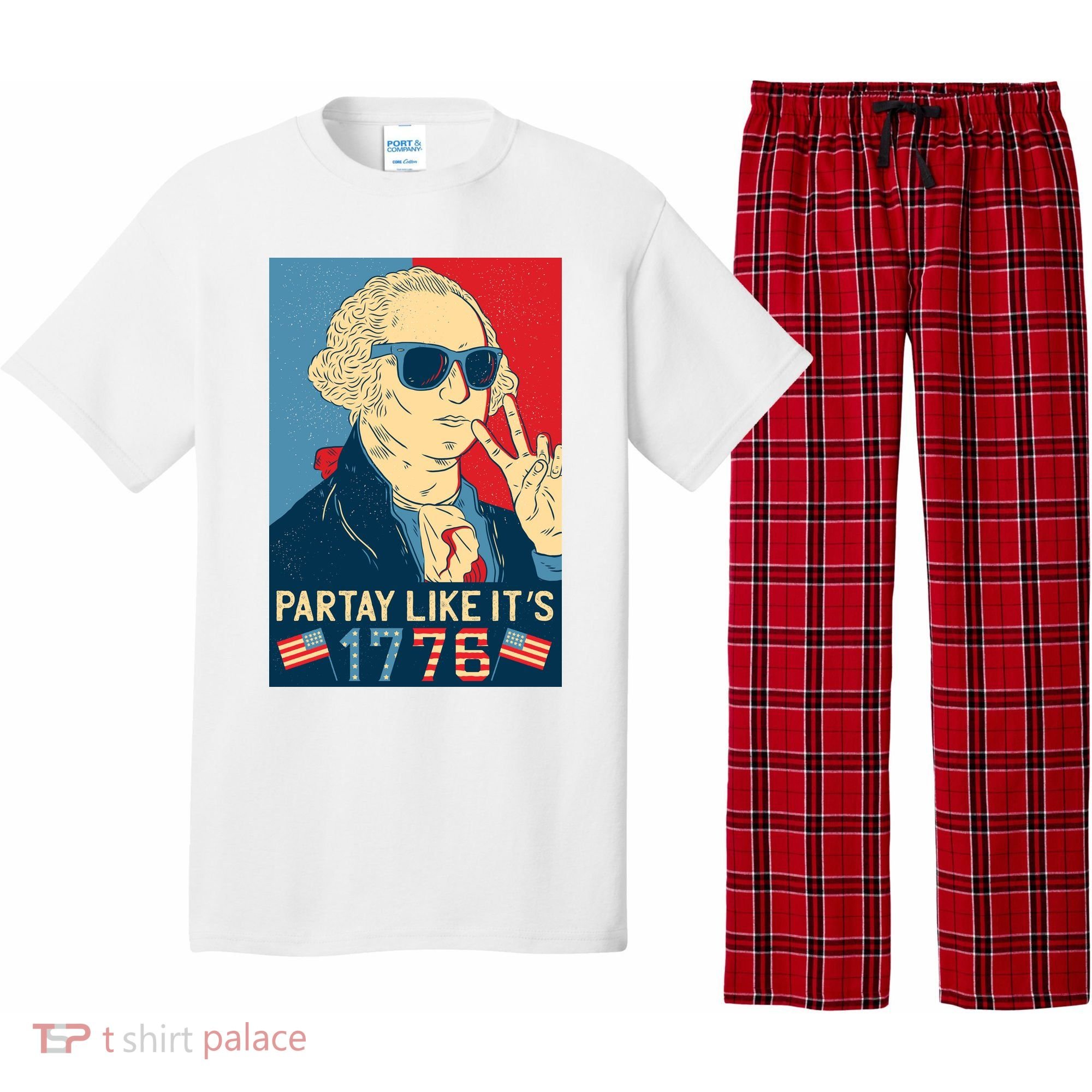 George Washington Party Like Its 1776 Pajama Set