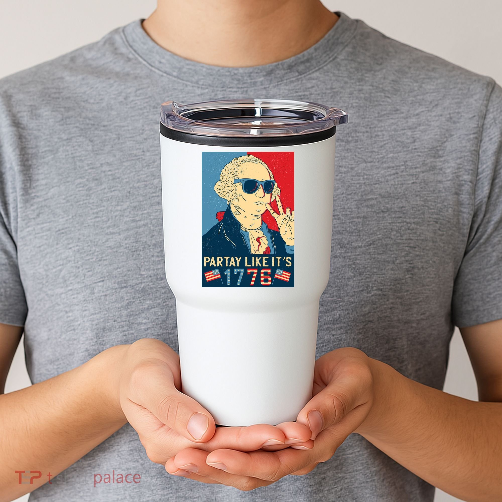 George Washington Party Like Its 1776 Tumbler
