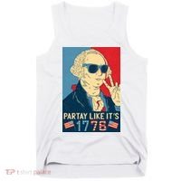 George Washington Party Like Its 1776 Tank Top thumb 0