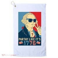 George Washington Party Like Its 1776 Golf Towel thumb 0